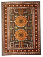 Feizy Foster 3754F Orange - Gray Area Rug