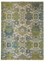 Feizy Foster 3758F Green - Beige Area Rug