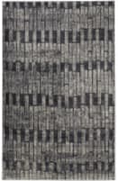 Feizy Kano 439lkf Charcoal Area Rug