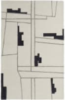 Feizy Maguire 8902f Ivory - Black Area Rug