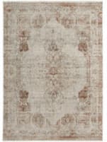 Feizy Kaia 39gkf Gray - Rust Area Rug