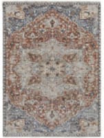 Feizy Kaia 39hxf Red - Blue Area Rug