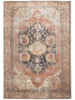 Feizy Percy 39ALF Brown - Rust Area Rug
