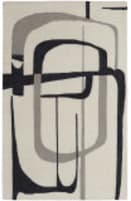Feizy Maguire 8905f Ivory - Black Area Rug