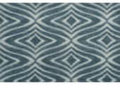 Hagaman Elegance Modern Trellis Steel Blue Area Rug