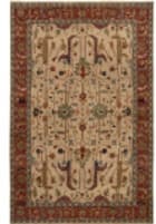 Hri Antique Heriz 101 Ivory - Rust Area Rug