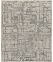 HRI Charlotte Ca-66 Ivory - Grey Area Rug