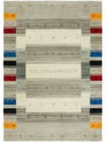 HRI Folk Fl-1126 Grey - Multi Area Rug