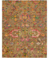 HRI Melody Me-3067 Gold Area Rug