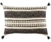 Jaipur Living Cosmic By Nikki Chu Pillow Fala Cnk30 Cream - Black Area Rug