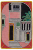 Jaipur Living Wunderkammer Pink Building Jwk05  Area Rug