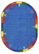 Joy Carpets Kid Essentials Alphabet Braid Multi Area Rug