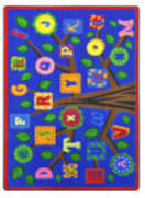 Joy Carpets Kid Essentials Alphabet Leaves Bold Area Rug