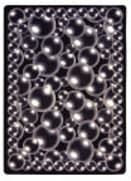 Joy Carpets Kaleidoscope Bubbles Silver Area Rug