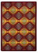 Joy Carpets Kaleidoscope Canyon Ridge Mesa Sunset Area Rug