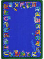 Joy Carpets Kid Essentials Choo Choo Letters N/A Area Rug