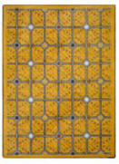 Joy Carpets Kaleidoscope Electrode Gold Area Rug