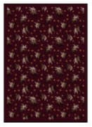 Joy Carpets Games People Play Fitness Zone Burgundy Area Rug