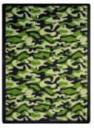 Joy Carpets Kaleidoscope Funky Camo Green Area Rug