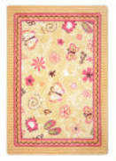 Joy Carpets Kid Essentials Hearts And Flowers Multi Area Rug