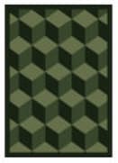 Joy Carpets Kaleidoscope Highrise Emerald Area Rug