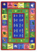 Joy Carpets Kid Essentials Lengualink Spanish Multi Area Rug