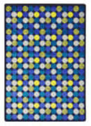 Joy Carpets Kid Essentials Roundabout Blue Area Rug