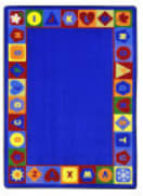Joy Carpets Kid Essentials Seasons And Shapes Alphabet Multi Area Rug