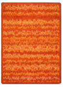Joy Carpets Kid Essentials Static Electricity Orange Area Rug