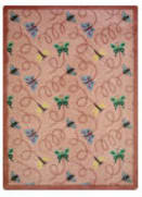 Joy Carpets Kaleidoscope Wing Dings Rose Area Rug
