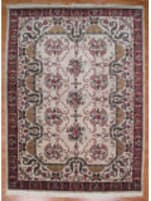 Kalaty Oak Ivory Rust Returnable Sample Swatch Rug