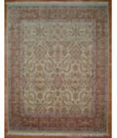 Kalaty Oak Ivory Rust Returnable Sample Swatch Rug