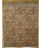Kalaty Oak Eggplant Gold Returnable Sample Swatch Rug