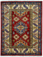 Kalaty Oak Red - Ivory Returnable Sample Swatch Rug