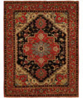 Famous Maker Heria 100080 Ebony Brick Area Rug