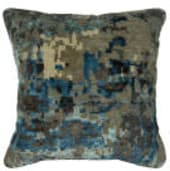 Kalaty Bespoke Pillow Pb-574 Abstract Blue - Grey