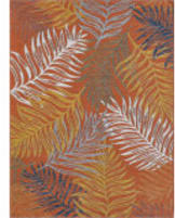 Kas Dahlia 1405 Blue - Rust Area Rug