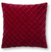 Loloi Pillows P0125 Red Area Rug