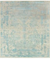 Loloi Pearl PU-02 Heather Gray - Aqua Area Rug