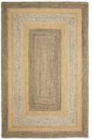 Lr Resources Classic Jute 81206 Gray - Natural Area Rug