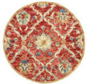 Lr Resources Dazzle 54070 Red Area Rug