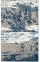 Lr Resources Matrix 81201 Light Beige - Soft Blue Area Rug