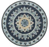 Lr Resources Vibrance 03569BLU  Area Rug