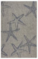 Lr Resources Captiva 81019 Gray - Navy Area Rug