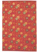 Nairamat Rugs Poppy 100 Knot Red Area Rug