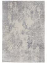 Nourison Silky Textures Sly06 Ivory - Grey Area Rug