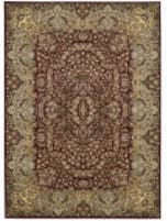 Nourison Ki11 Antiquities Ant05 Burgundy Area Rug