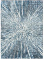 Nourison Home Ambiance Ami01 Blue Silver Area Rug