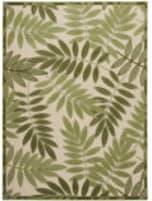 Nourison Home Aloha Alh18 Ivory Green Area Rug