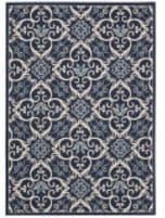 Nourison Carribean Crb02 Navy Area Rug